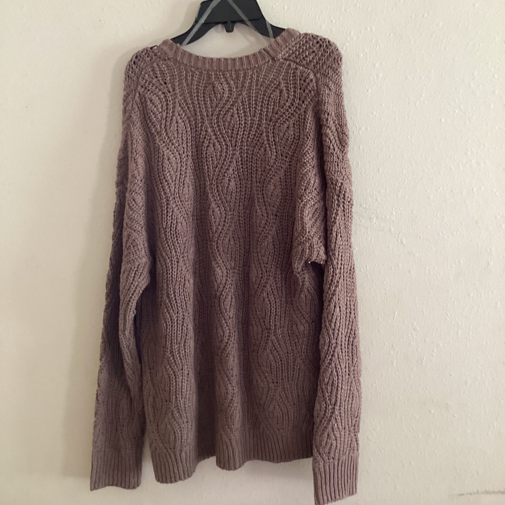 Medium layering cozy sweater (hang of shoulder) no buttons From Target